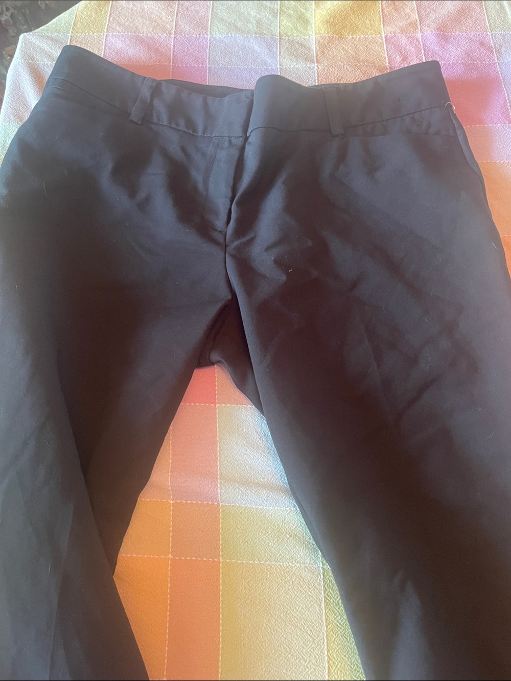 Black Stretch Twill Pants